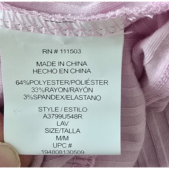 Lily Rose Short Sleeve Ruffle Dress Women's M Pink Textured Fit and Flare - Picture 6 of 14